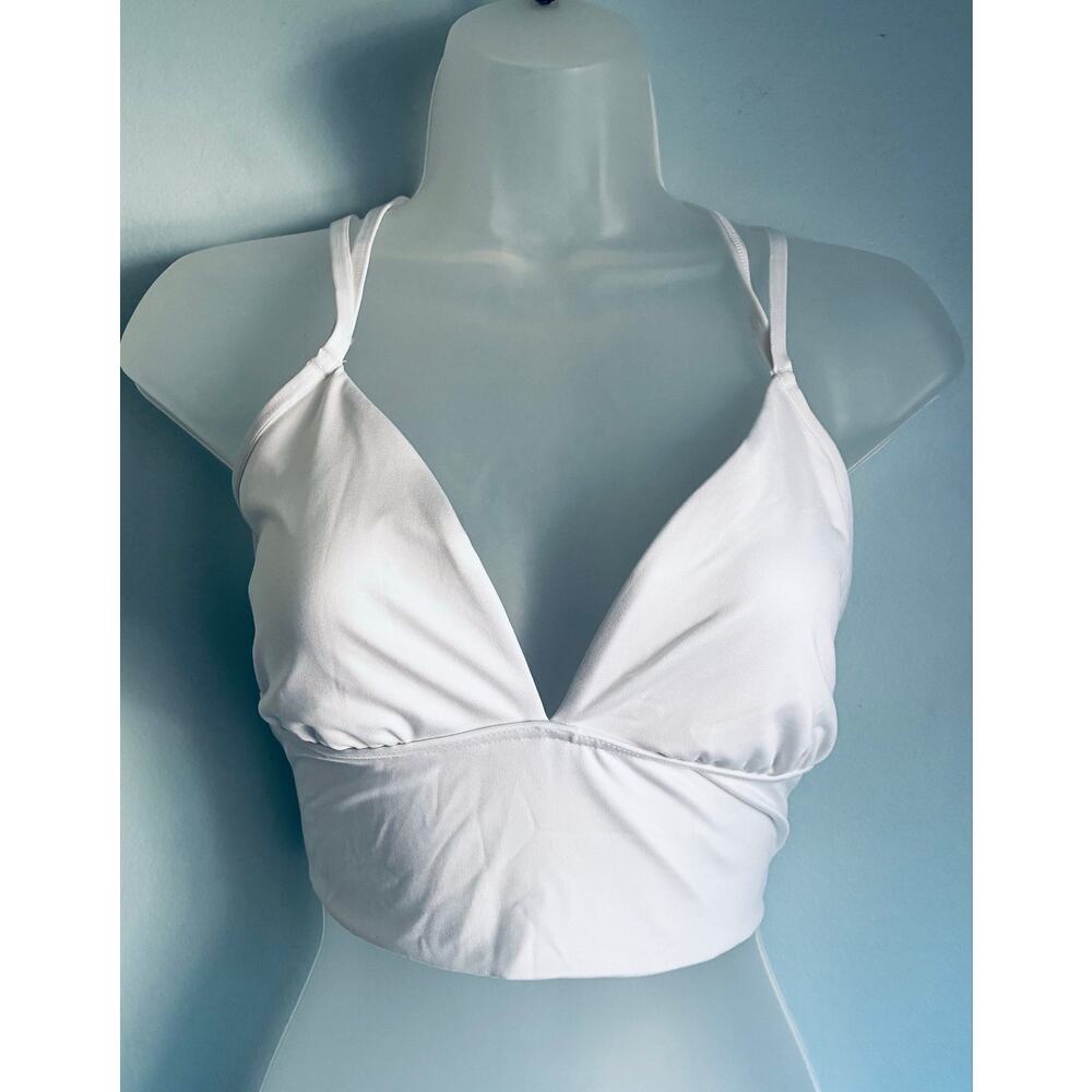 PINK Victoria's Secret Ultimate Lightly Lined Bralette White Large